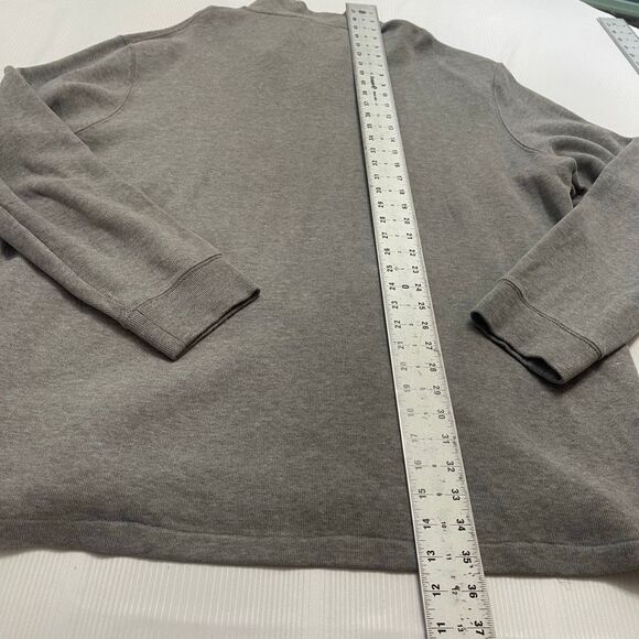 Polo Ralph Lauren Men’s Grey Quarter Zip Sweater Pullover Size XXL - Picture 7 of 7